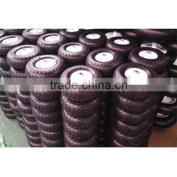 10inch 3.50-4 Metal Rim Air Pneumatic Wheel for Hand Truck photo-4