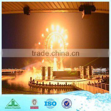 Outdoor Fountain, Water Combined With Fire photo-5