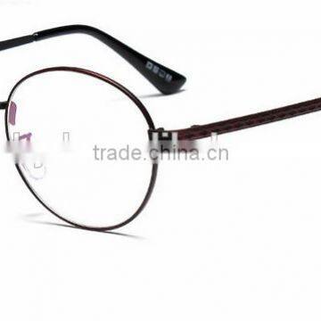 New 2016 Vintage Metal Frame Flat Lens Korean Glass Frame for Men and Women Can Match Myopia photo-3