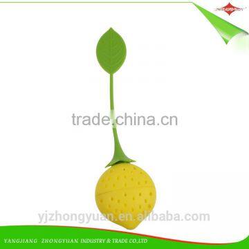ZY-F1126 Cute Strawberry Design Silicone Tea Leaf Strainer Infuser Diffuser Filter photo-2