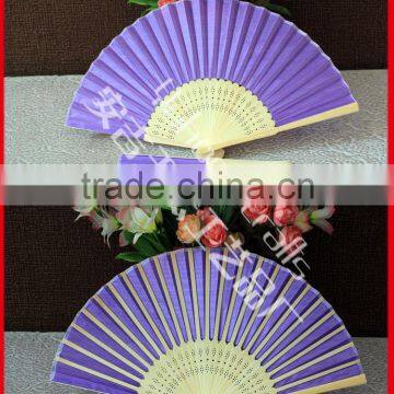 Chinese Bamboo Silk Fan for Ladies photo-2