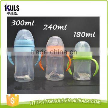 300ml 240ml 180ml Baby fooders plastic bottle pp feeding bottles baby product with handles