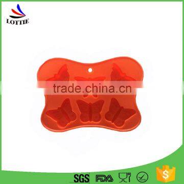 China Manufacturers 2016 Butterfly Shaped Silicone Ice Cube Tray photo-4