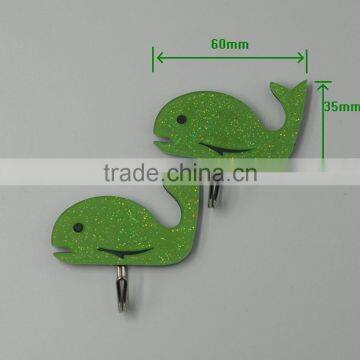 Wholesale Sea Fish Self Adhesive Acrylic Plastic Wall Hook photo-3