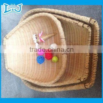 healthy natural weave craft basket handmade straw basket made in china