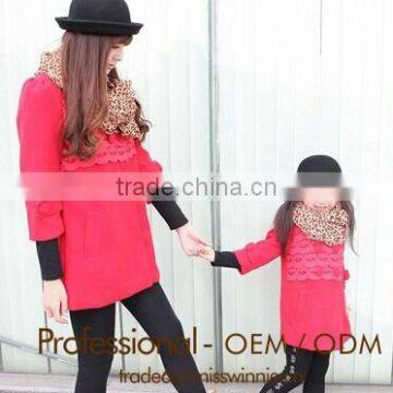 clothes for the family set ,mother and daughter matching,mother and daughter's cardigan coat