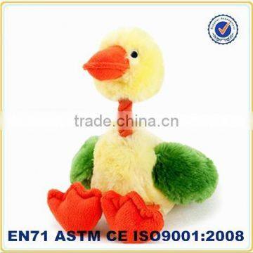 ICTI factory Wholesale soft squeaky yellow duck pet toy oem