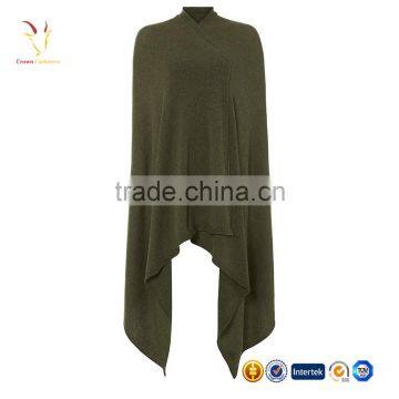 Fashion Emerald Green Cashmere Scarf Pashmina Shawl photo-2