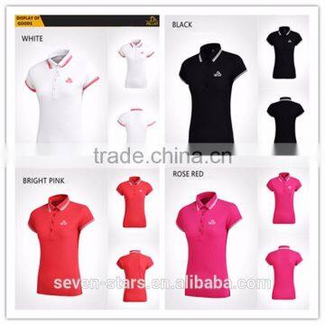 Slim Stand Collar T-shirt Women T-shirt Made From Judi Fabric photo-6