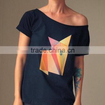 Casual Ladies Black Short Sleeve Blouses Hot Sale photo-3