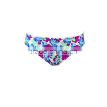 Floating Suits Flowers Print Mature Women Erotic Lingerie Bikini Swimming Wear