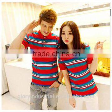 2015 Short Sleeve Mens Polo Collar Striped t Shirt photo-2