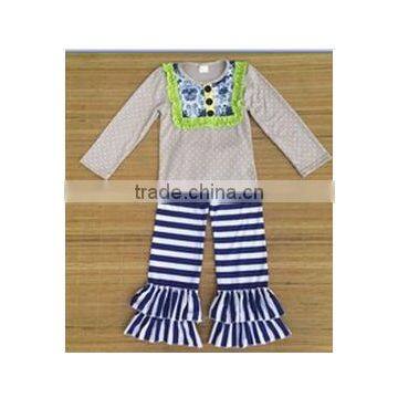 Boya New Arrive Autumn and Winter New Kids Clothes Girl Baby Long Sleeve Cotton Flower Casual Suits Baby Clothing Wholesale photo-6