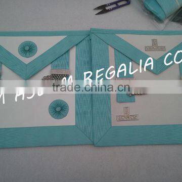 100% Leather Masonic Royal Arch Companion Apron With Gold Tassel photo-2