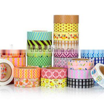 Different Patterns Washi Tape Customized Colors Adhesive Paper Tape 1.5cm*10m photo-5