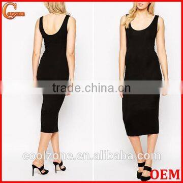 Scoop Neckline Soft Touch Tank Dress for All Stages of Maternity photo-1