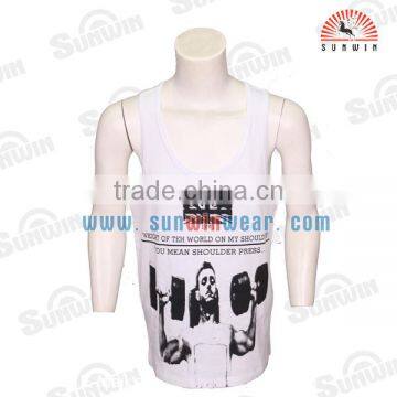 Custom Polyester Singlet Mens