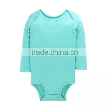Wholesale Baby Cotton Romper Long Sleeve Blank Baby Onesie photo-3
