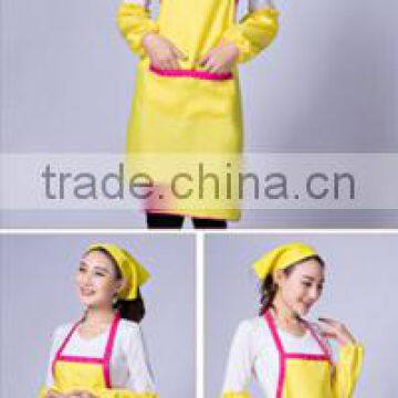 Cute Apron Custom LOGO Print Ads Kitchen Chef Coffee Hotel Men and Women Overalls photo-2