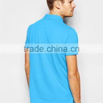 2016 Guangzhou Fashion Style 220g 100%Cotton Short Sleeve Brand Factory Clothes photo-2