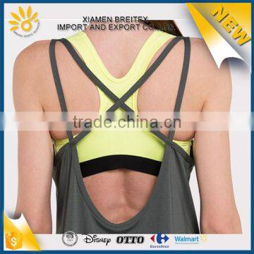 China Wholesale New Inventions Gym Yoga Lady Custom Tank Top photo-3