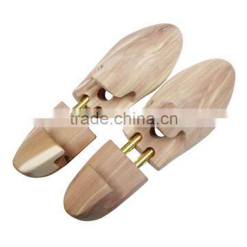 Custon Logo Acceptable Wooden Material Shoe Tree Type Shoe Lasts in Cedar Wood With Double Tube photo-6