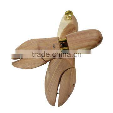 Double Tube Lotus Firm Wood Professional Adjustable Shoe Tree With Metal Cap photo-5