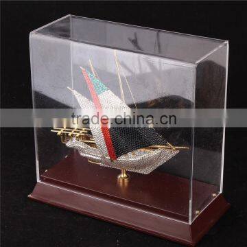 Noble Customized Crystal Arab Dhow For Business Gift Items , Islamic Souvenirs Gifts photo-4