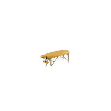 2-section wood folding massage table