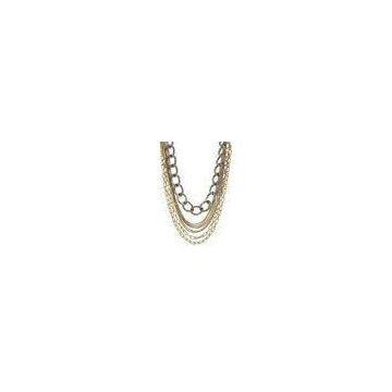 Various color Fashion Tin Alloy Jewelry Mixed Metal Necklace for Women 30g