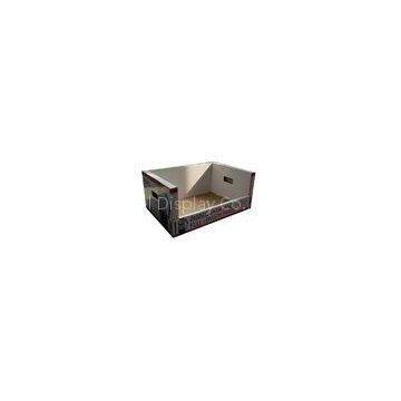 4C offset printing corrugated cardboard PDQ Trays / boxes in supermarkets
