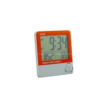 Lcd Digital Wall-Clocks With Temperature Humidity Display photo-2