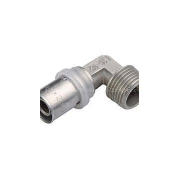 Brass Press Fitting Male Elbow