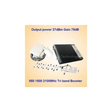 23dBm AWS 850 1900 2100MHz Tri Band Signal Booster