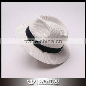 Unisex Fedora Summer Straw Panama Hat