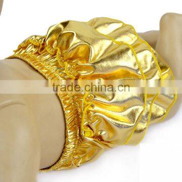 Festive Metallic Gold Bloomers,bubble Baby Girl Bloomers M5112004 photo-3