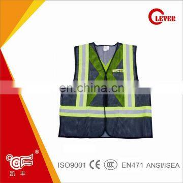 Hot sale mesh safety vest reflective with webbing tape KF-010-B-1