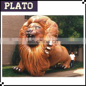 big inflatable golden lion , advertising inflatable animals for sale