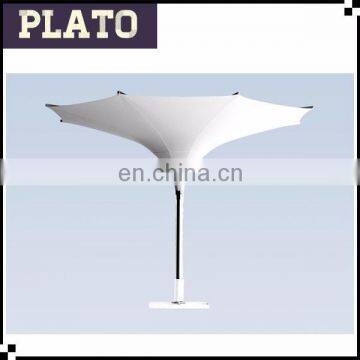 custom logo decoration patio tulip umbrella with led light