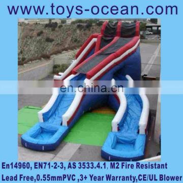 inflatable slide with pool ,inflatable small pool water slide,inflatable swimming pool slide