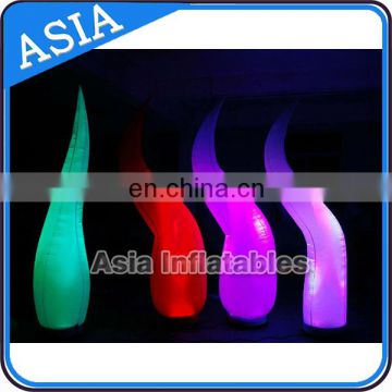 Best product 2016 event inflatable light christmas tusks with CE