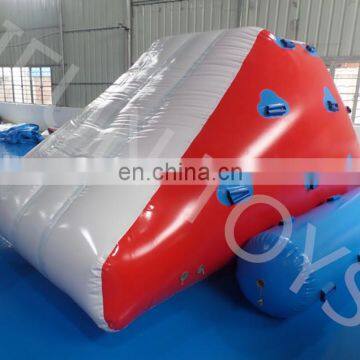 Kids floating inflatable water climbing wall iceberg toys with cheap price