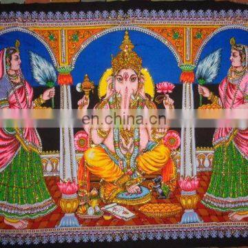 hindu GODS PRINTED WALL HANGINGS TAPESTRY mix prints