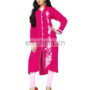 Women's Casual Party Wear Rayon Soft Cotton Stitched Kurtis 2017