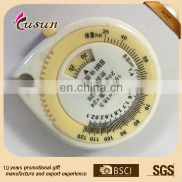 hot selling printable custom tailor wholesale mini bmi calculator measure tape