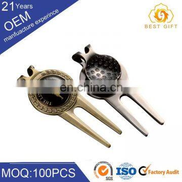 Golf club electronics divot repair tool