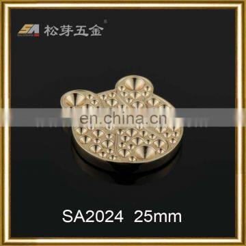 Metal decoration magnet button for handbag