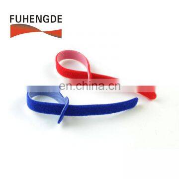 Logo Printing Custom Hook and Loop Straps Nylon Cable Ties Organizer Fastener photo-4