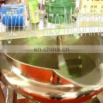 Industrial gas electric steam heating cooking jacketed kettle pot with agitator