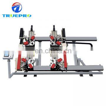 High efficiency CNC Four head corner crimping machine for aluminum profiles